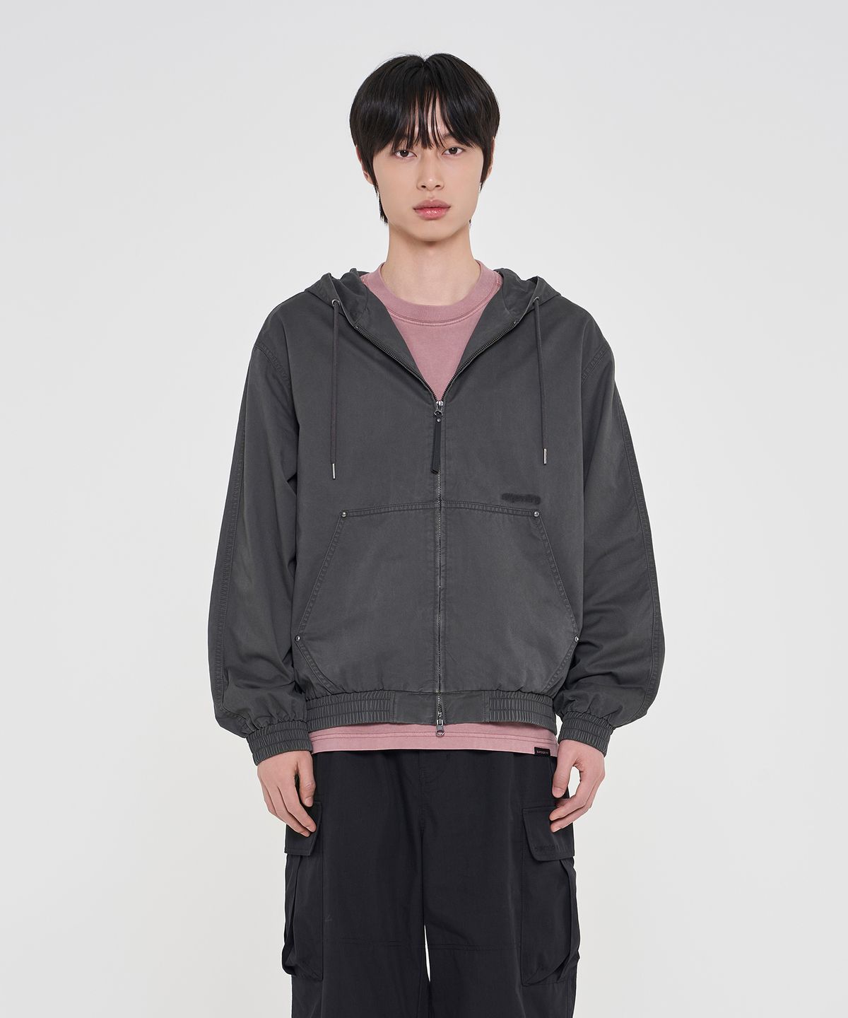 슈퍼드라이(SUPERDRY) 웨스턴 후드 자켓 차콜 SDUJWAQ06CHL