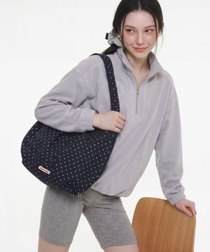 Drop eco shoulder bag_Dot denim