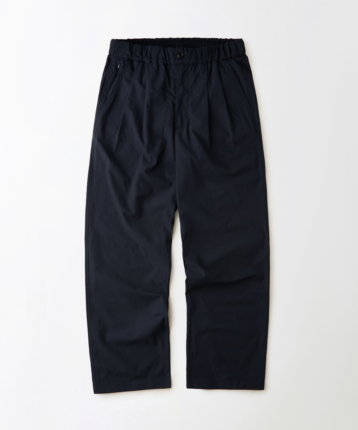 아웃스탠딩(OUTSTANDING) SEERSUCKER COMFORT PANTS_NAVY