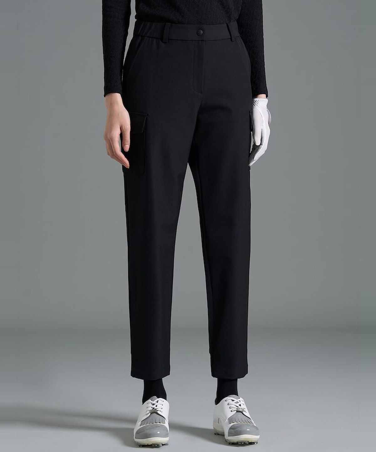 빈폴골프(BEANPOLE GOLF) [B_under] 여성 반조거 팬츠  블랙