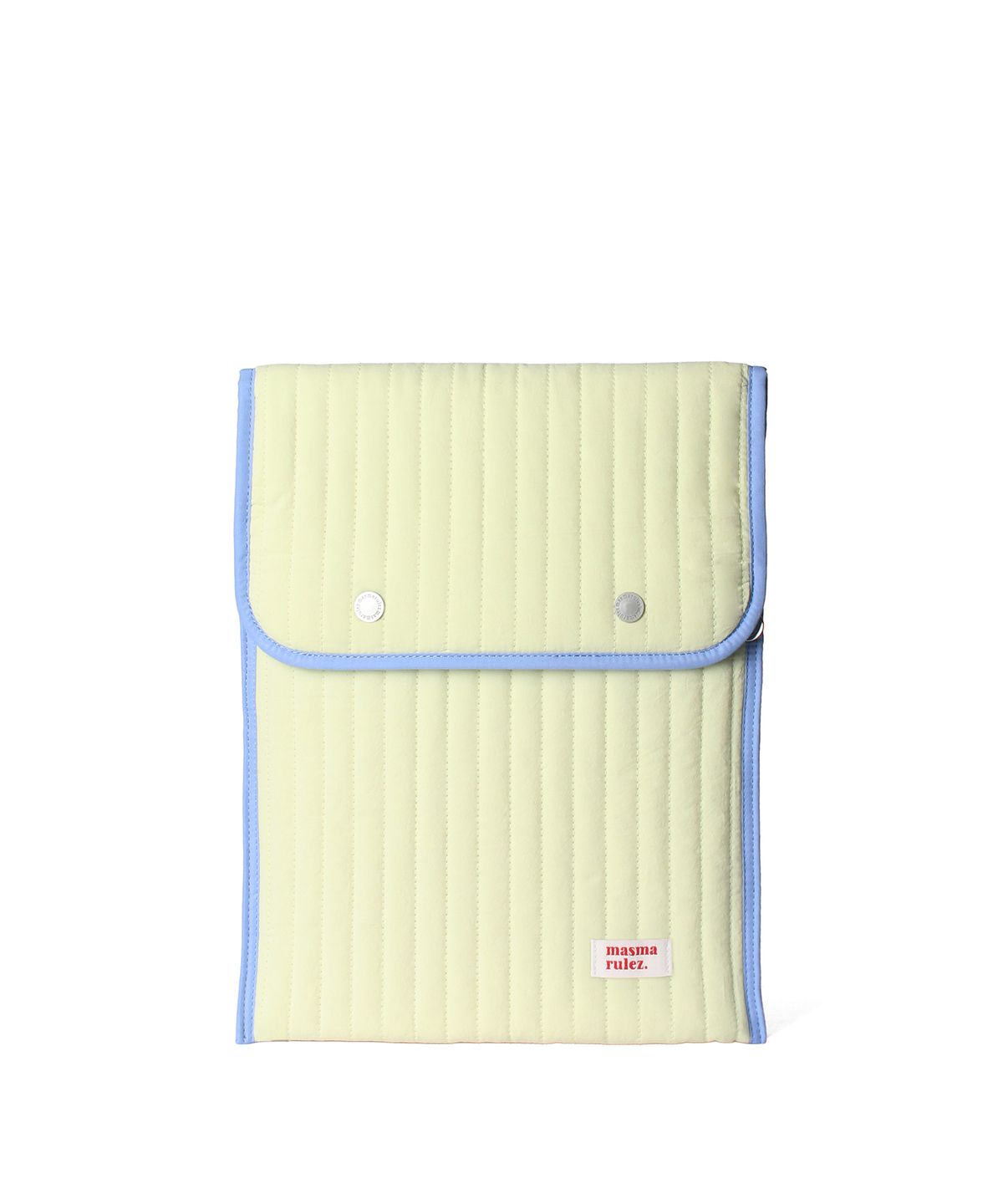 마스마룰즈(MASMARULEZ) Twin Pocket Shell Tablet Pouch_Cream lemon