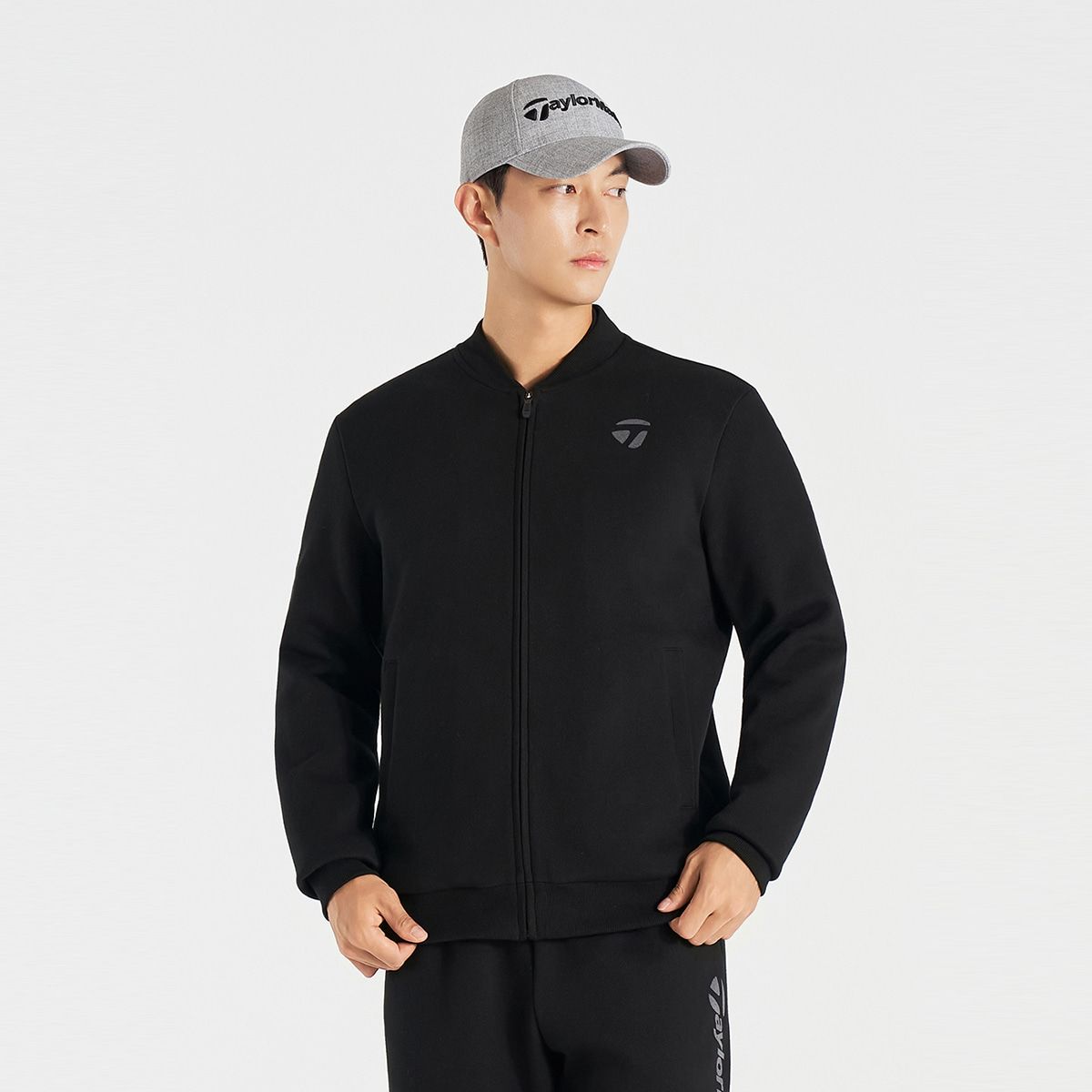 테일러메이드 어패럴(TAYLORMADE APPAREL) 남성 베이직 셋업 티셔츠 가디건 TTO-37HG43-199