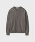 HARU CASHMERE WOOL CROP CARDIGAN [MELANGE TAUPE]