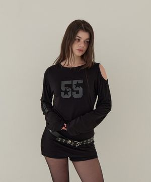 55 루즈핏 롱슬리브 (블랙)