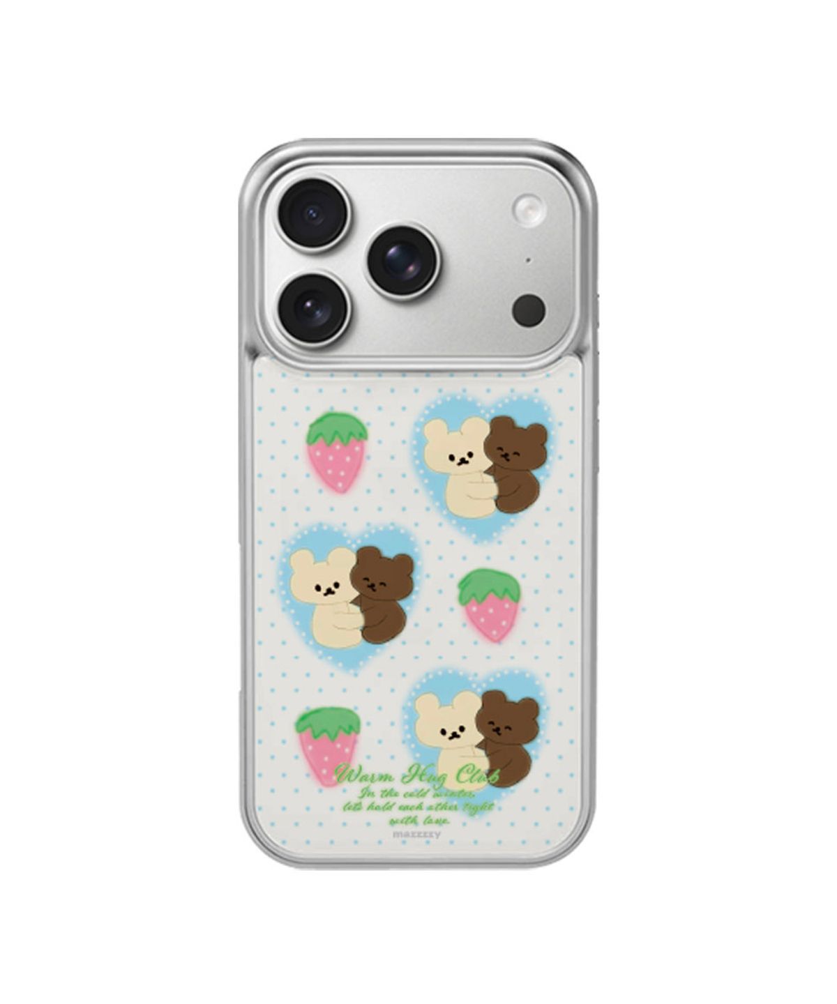 마찌(MAZZZZY) [Silver] Warm Hug Club_Muffin case