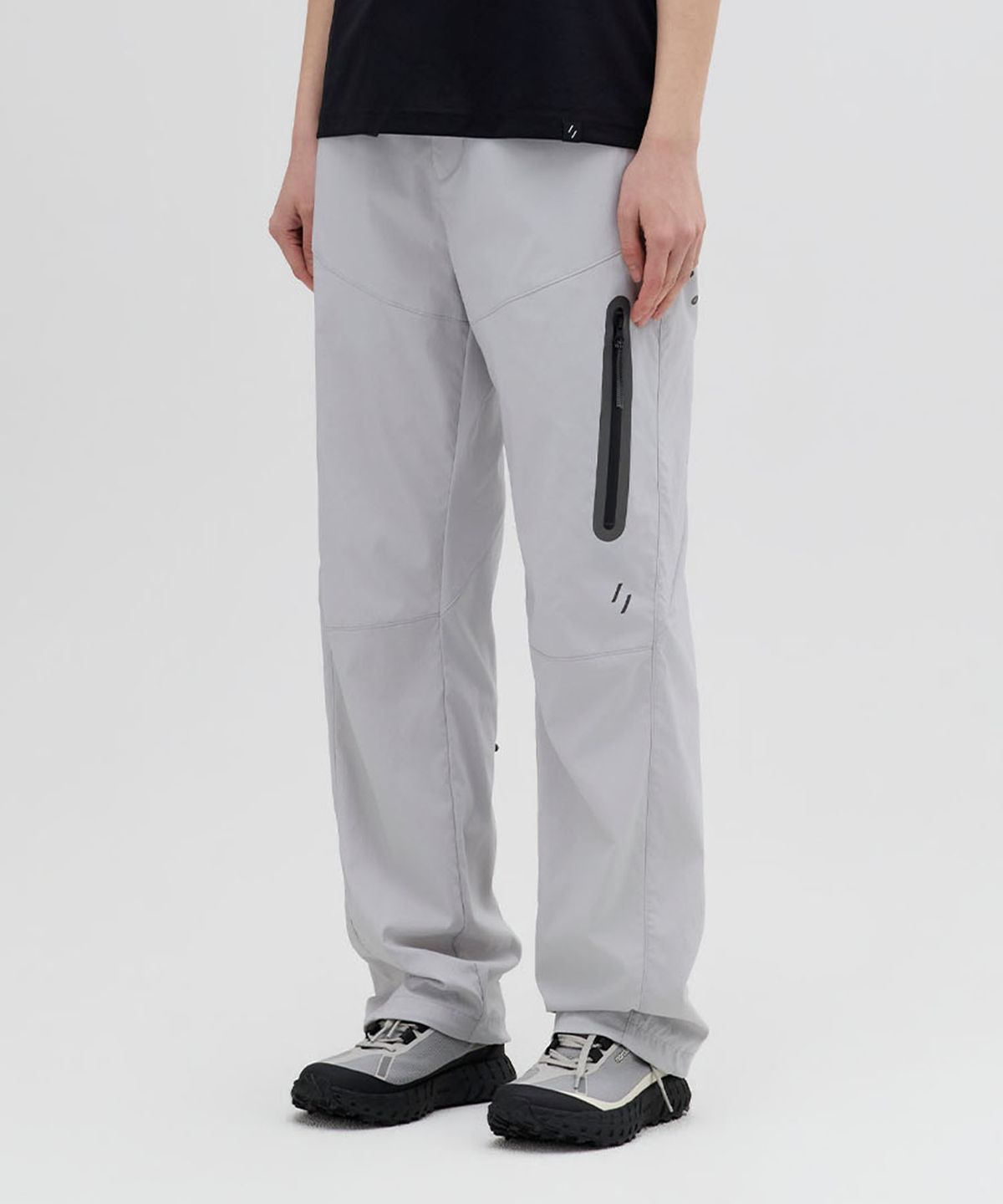 웰터 익스페리먼트(WELTER EXPERIMENT) VENT HIKE PANTS_LIGTH GRAY_WPL021