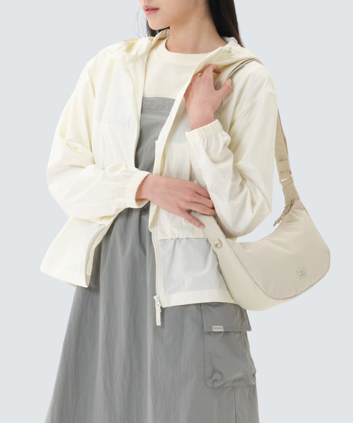 스노우피크 어패럴(SNOWPEAK APPAREL) 소프트윌 스몰 호보백 4L (S26ZWFCB25) Cream Beige