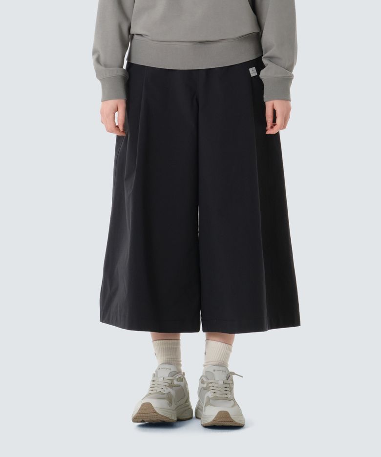 클랜드 여성 와이드 8부 팬츠 (S26SWDPT15) Dark Navy
