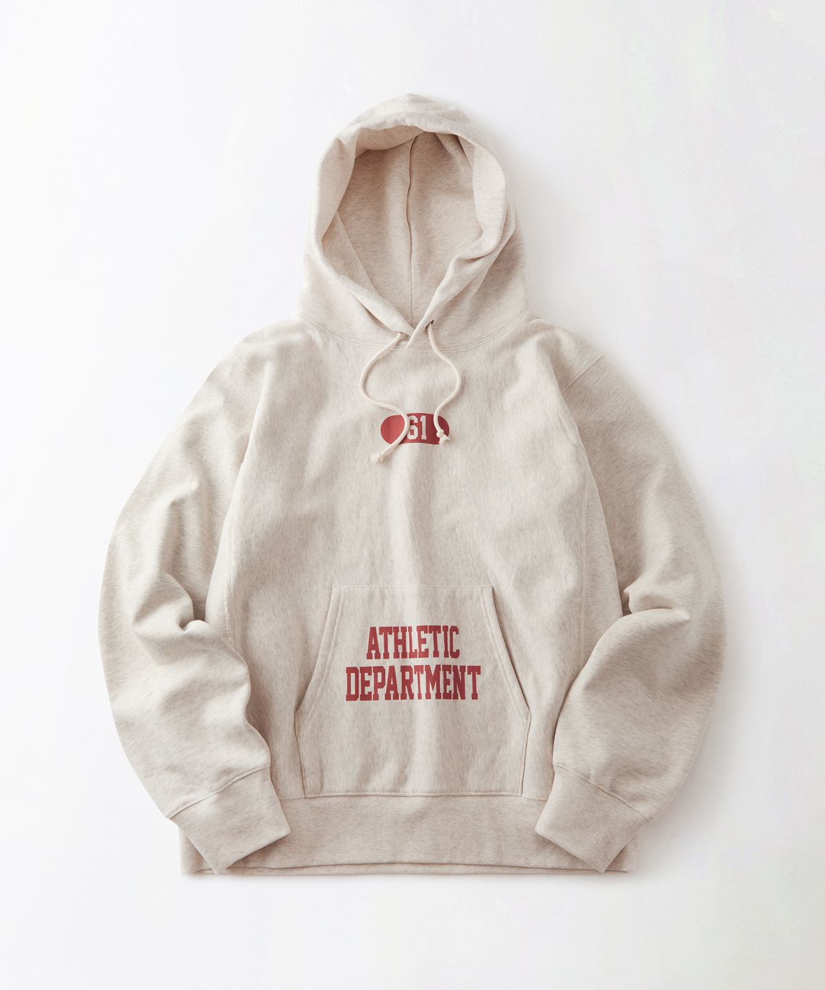 아웃스탠딩(OUTSTANDING) V.S.C SERIES HOOD SWEAT(ATHLETIC DEPARTMENT)_1%OATMEAL