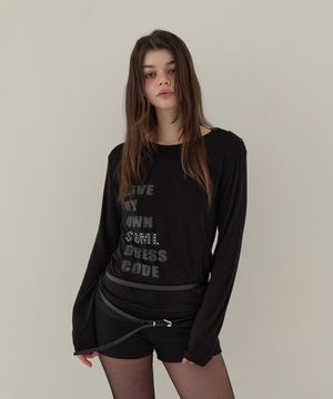 사이드 버튼 투웨이 롱슬리브 (블랙)