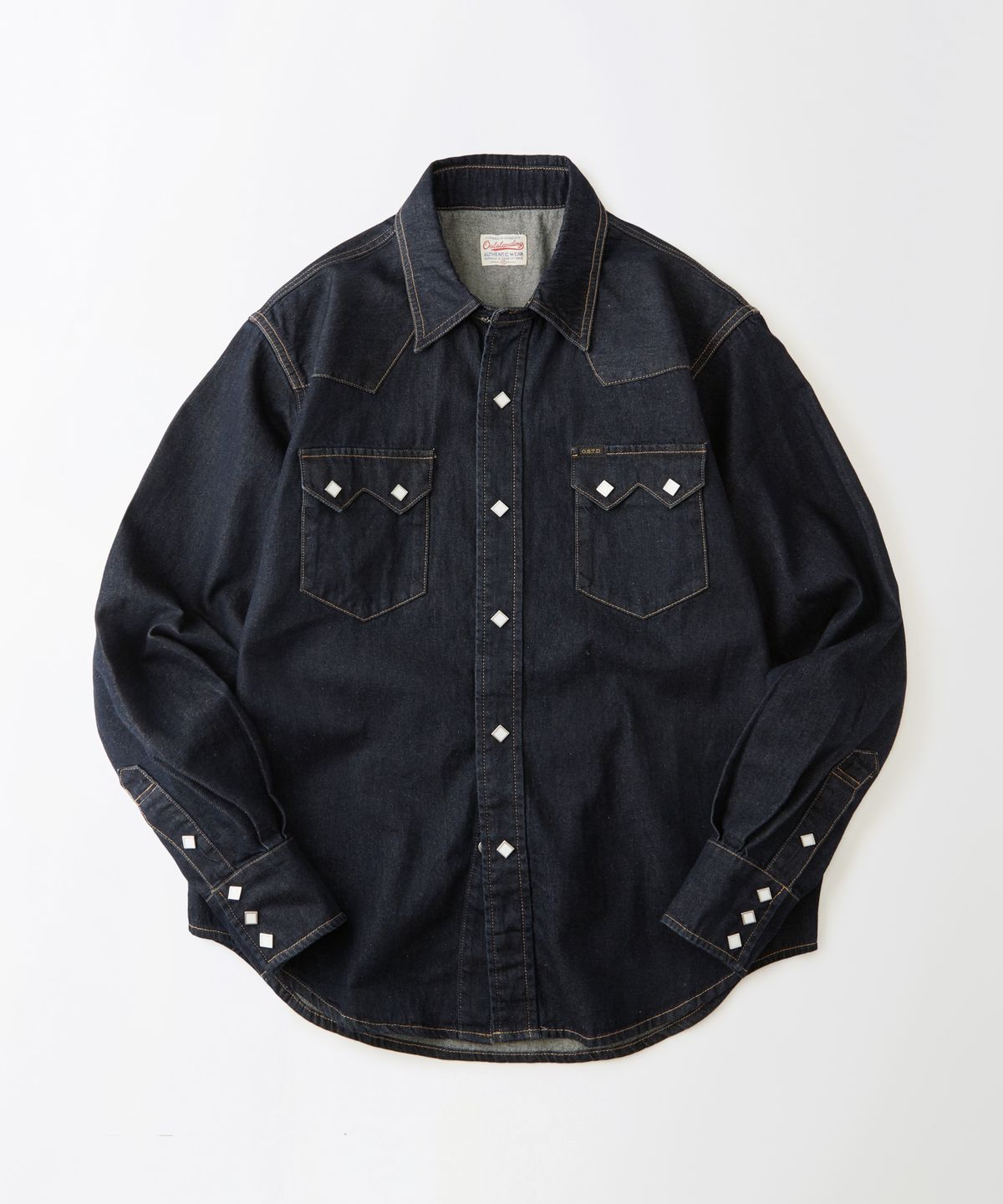아웃스탠딩(OUTSTANDING) WESTERN DENIM SHIRT_INDIGO
