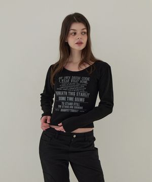 my own dress  롱슬리브 (블랙)