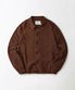 LS STRIPE COLLAR KNIT CARDIGAN_BROWN
