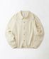 LS STRIPE COLLAR KNIT CARDIGAN_IVORY