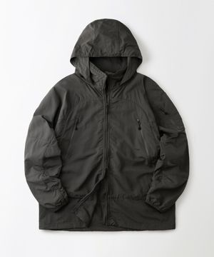 NYLON RIPSTOP PCU JACKET_CHARCOAL