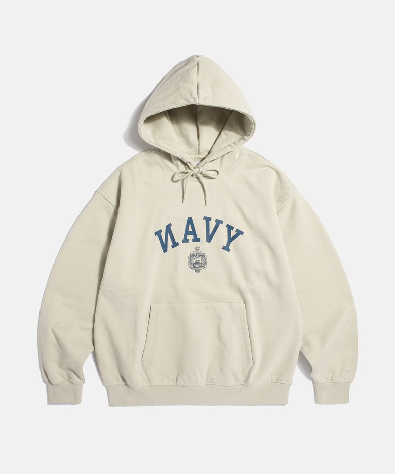 NAVAL Academy Heavyweight Hoodie Sand
