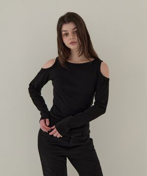 홀 롱슬리브 (블랙)