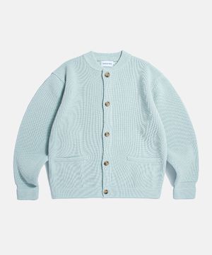 Miller Heavyweight Cardigan Powder Blue