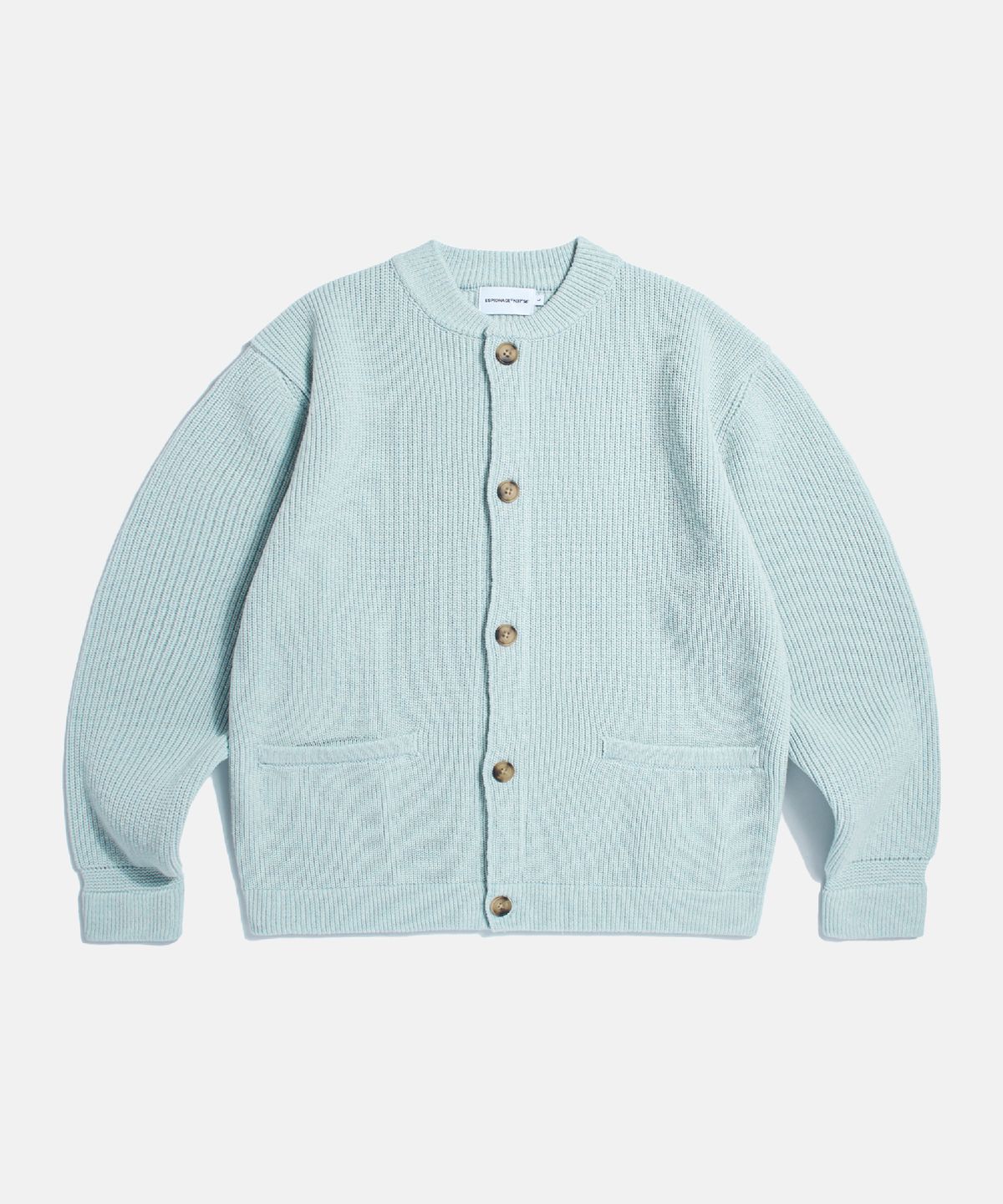 에스피오나지(ESPIONAGE) Miller Heavyweight Cardigan Powder Blue
