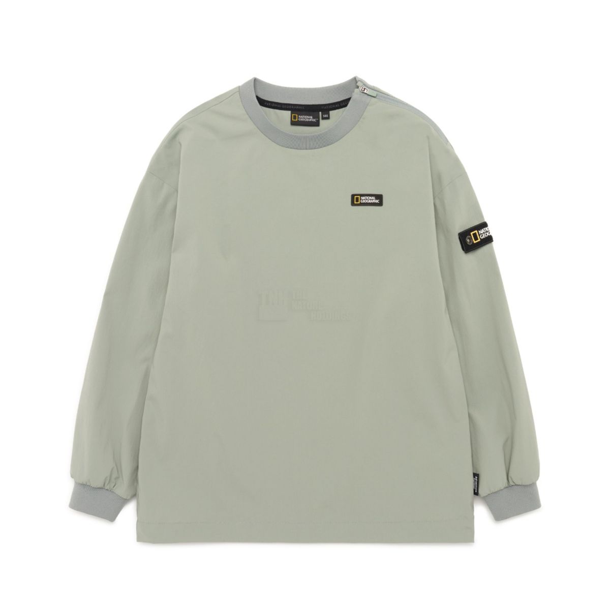 내셔널지오그래픽 키즈(NATIONAL GEOGRAPHIC KIDS) K231UTS060 우븐맨투맨 G/KHAKI