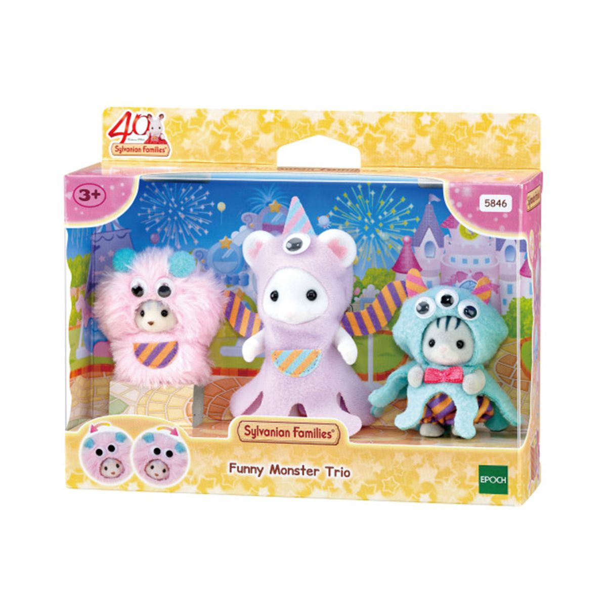 실바니안 패밀리(SYLVANIAN FAMILIES) 5846-퍼니 몬스터 트리오