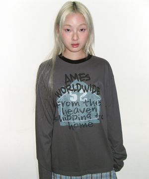 HOMEBOUND LS TEE CHARCOAL