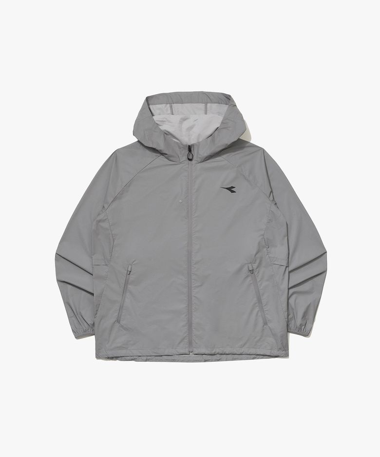 이큅 워싱 DTP 경량 러닝 바람막이 SILVER
