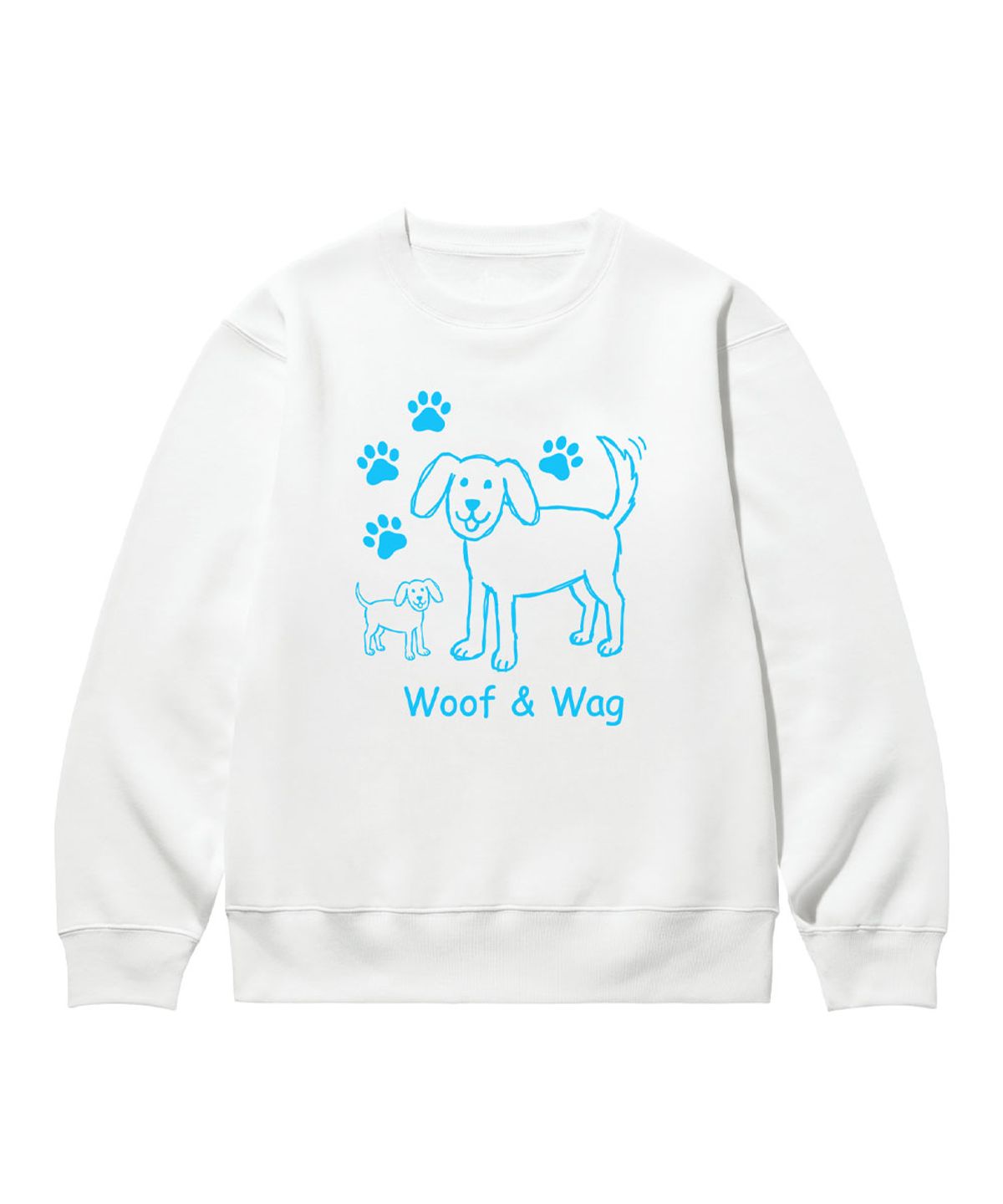어썸어스(AWESOMEUS) WOOF AND WAG SWEAT SHIRTS 4 COLOR
