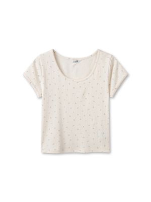 여성 포인텔 스쿱넥 T 반팔_MSG2TS2053