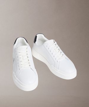 애비뉴 청키 레더 레이스업 컵솔 스니커즈 YM01344 06X