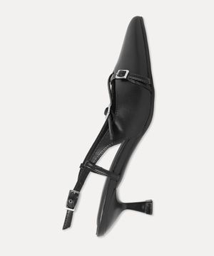 크로스 버클 키튼힐 슬링백 (5cm)_MIAGPG401B