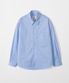 FINE COTTON TWILL SHIRT - LIGHT SAX