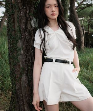 Twist Puff T-shirt [Ivory]