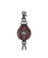 Gem Studded Keyring (Brown)