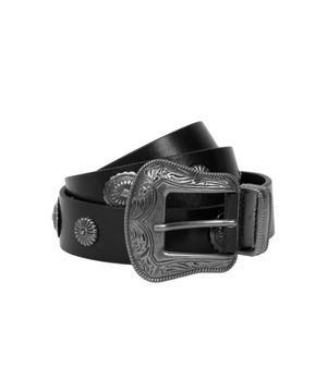Western Concho Belt (Black)