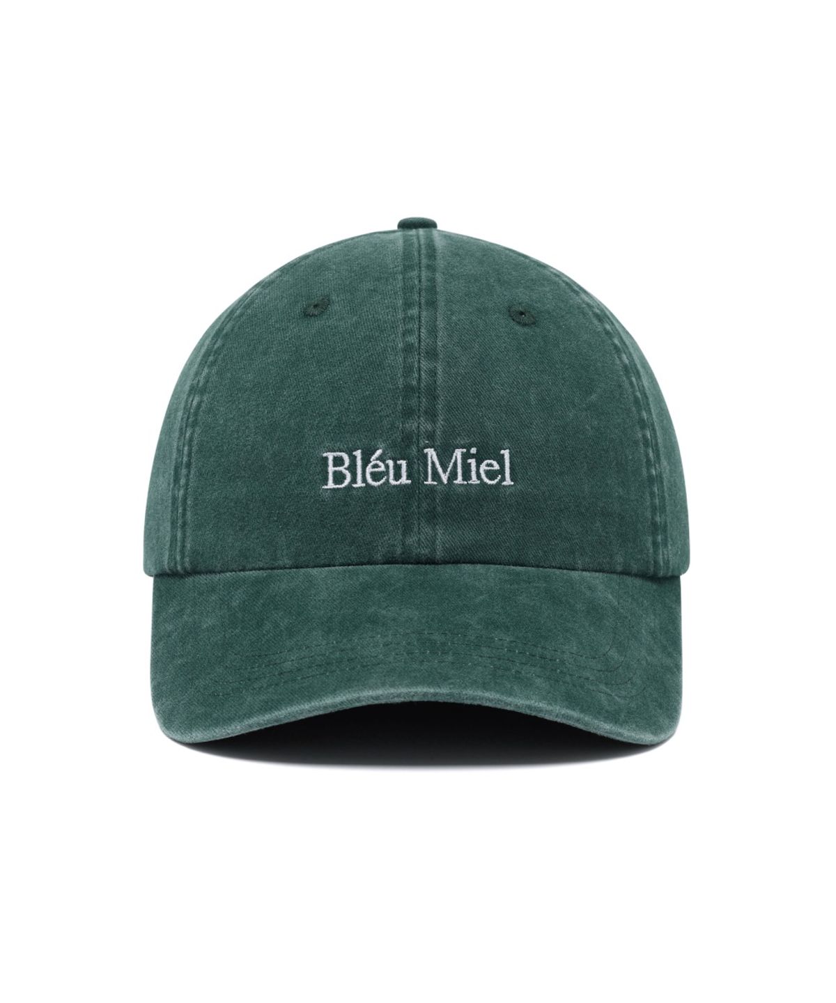블루미엘(BLEUMIEL) 피그먼트 로고  볼캡 (그린)
