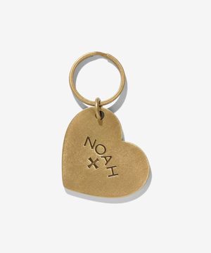 (U) 브라스 메탈 하트 키체인 서울 BRASS HEART KEYCHAIN SEOUL