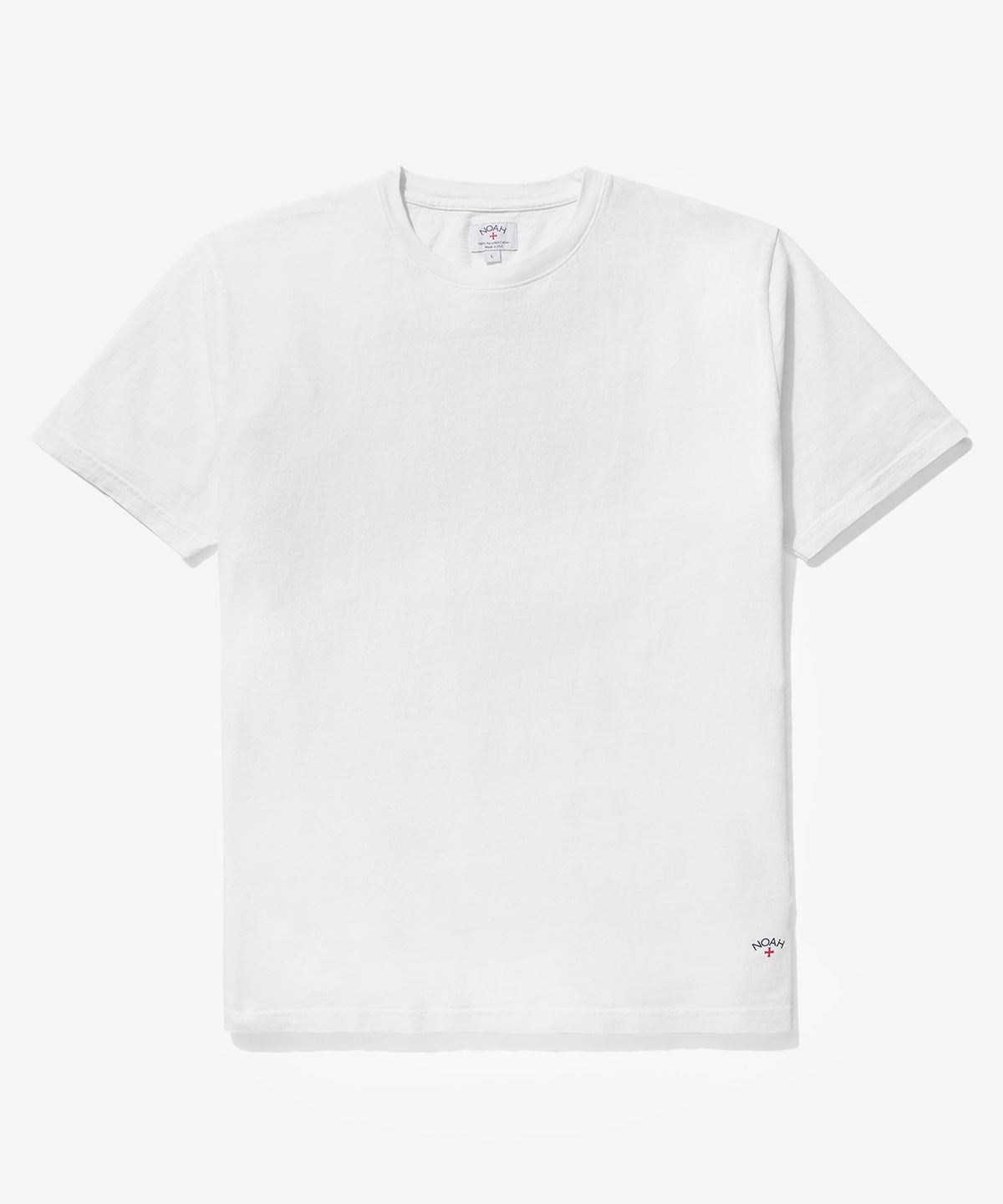 노아(NOAH) (U) 클래식 리사이클 코튼 티 화이트 CLASSIC RECYCLED COTTON TEE WHITE
