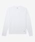 (U) 클래식 롱 슬리브 리사이클 코튼 티 화이트 CLASSIC LONG SLEEVE RECYCLED COTTON TEE WHITE