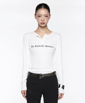 [희재 PICK] Syndicate Henly Neck Top - White