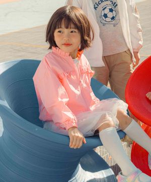 버블프릴 바람막이 점퍼