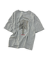 스컬 본 빈티지 크롭 티셔츠 (gray)