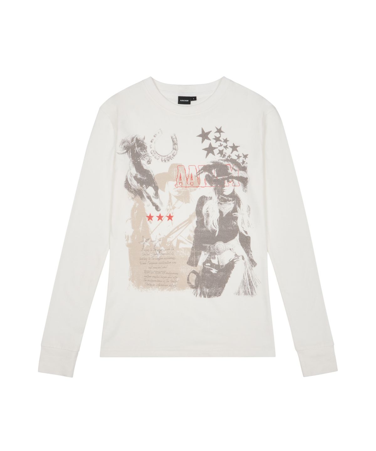 아캄(AAKAM) Western Muse Long Sleeve (White)