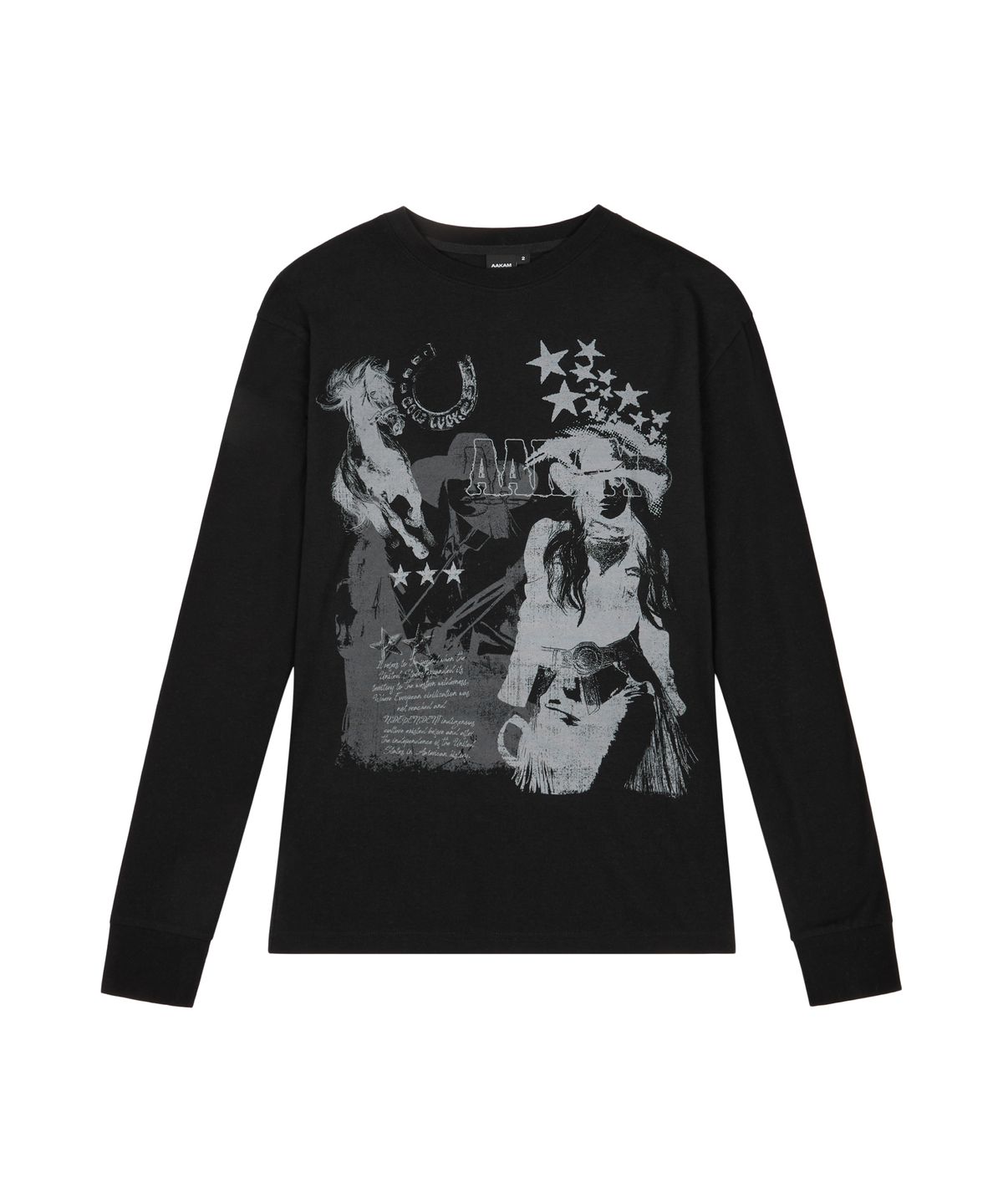 아캄(AAKAM) Western Muse Long Sleeve (Black)
