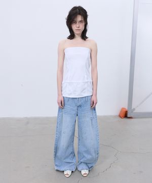 JERSEY UNDIE TUBE TOP (WHITE)