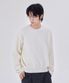에센셜 라운드넥 크롭 니트 아이보리