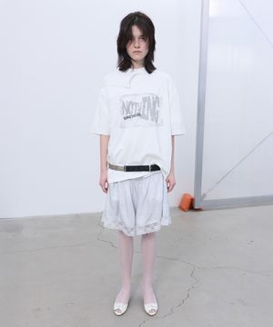 OPENED OVERSIZED T-SHIRT (WHITE)