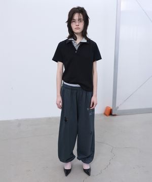 PRINTED SWEATPANTS (GREY)