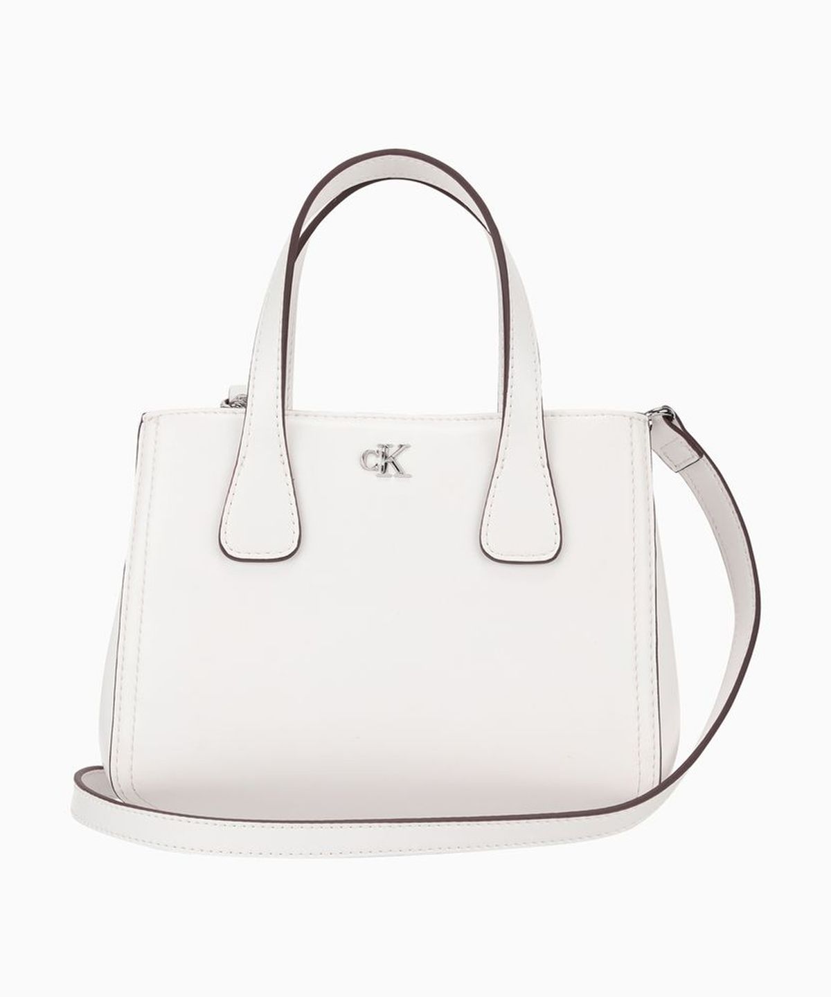 캘빈클라인 진(CALVIN KLEIN JEANS) 여성 하드웨어 모노그램 미니 토트 크로스바디 4F3520G 4LX