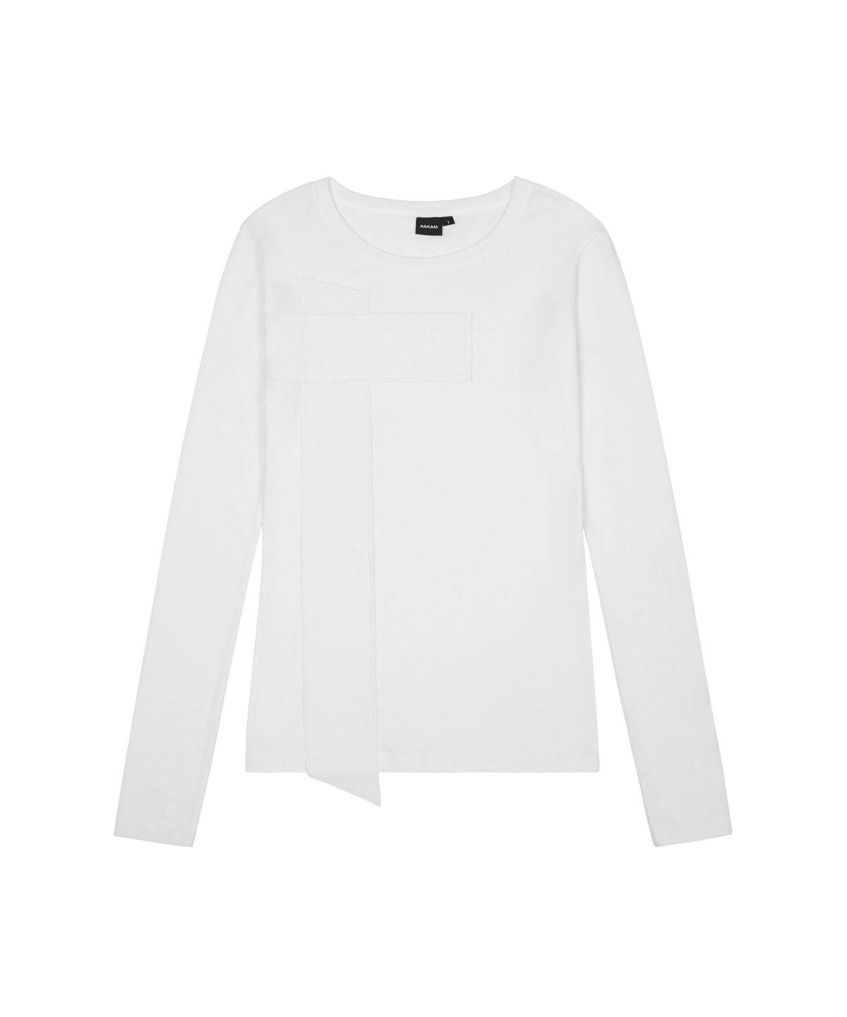 아캄(AAKAM) Cross Patch Long Sleeve (White)